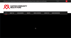 Desktop Screenshot of cantoncommunityhealthfund.org